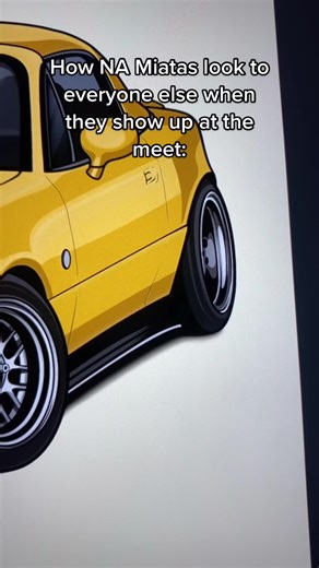 My latest Pokecar drawing! #ifcarshadaface #pokecars #namiata #miata