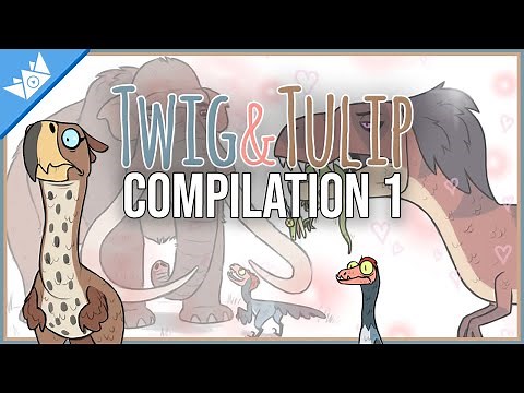 Adventures of Two Dinos - Compilation 1 | Twig & Tulip Dinosaur Comic Dub