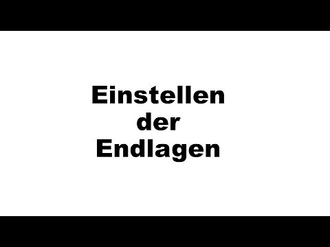 Laufweg einstellen (programmieren) - LiftMaster Garagentorantrieb