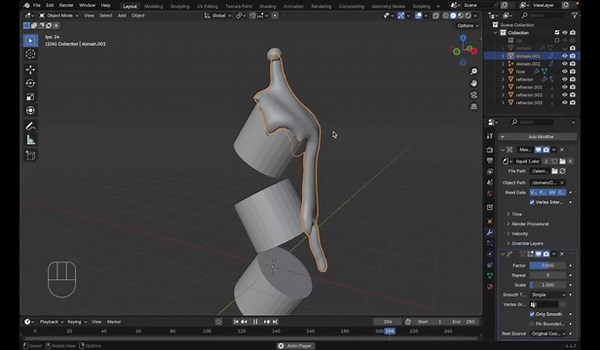 Sticky Fluid Simulation in Blender Easy Mult-color |Blender Tutorial