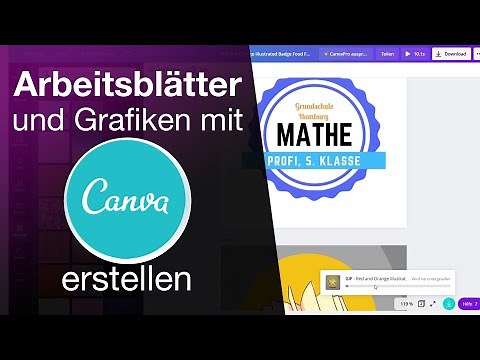 Schicke Grafiken und Arbeitsblätter mit Canva erstellen (Tutorial 2021)