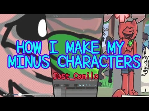 (OUTDATED) How I make my Minus Characters | FNF Minus Bob & Bosip| Just_Camilo