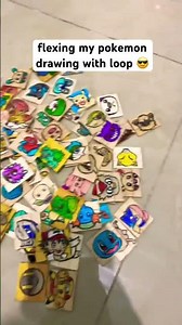 flexing my pokemon with loop #pokemon #kryptontesla #shorts #pokemontcg #art #drawing