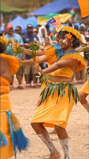 Unique and eye catching traditional dance of New Ireland Province 🇵🇬