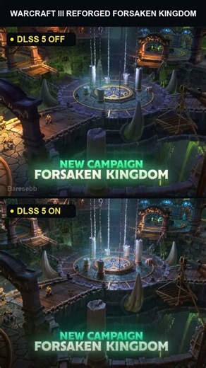 Warcraft III Reforged DLSS 5 The Last Days of Lordaeron OFF vs ON