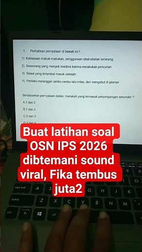 OSN IPS 2026 practice questions sound viral
