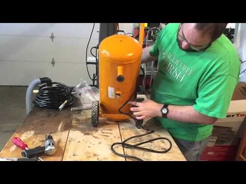 Unboxing, assembling, using my Bostitch Air Compressor BTFP02006