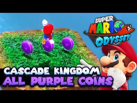 All 50 Purple Coins in Cascade Kingdom Guide | Super Mario Odyssey