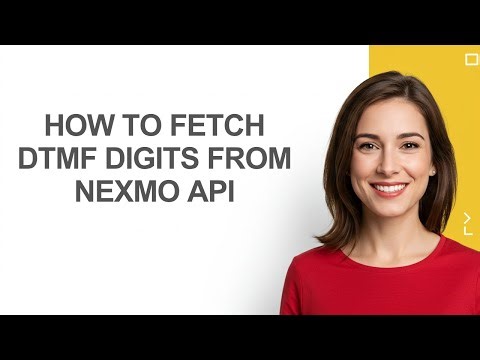 How to Fetch Dtmf Digits From Nexmo Api - AshleyHowTo