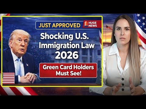 BREAKING NEWS 💥 | Shocking U.S. Immigration Changes 2026 | Don’t Risk Your Status