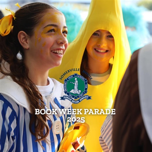 📚✨ Book Week magic in full swing! 📚✨ Our fabulous 2025 parade brought stories to life — one costume at a time! 💚📗 | Somerville House
