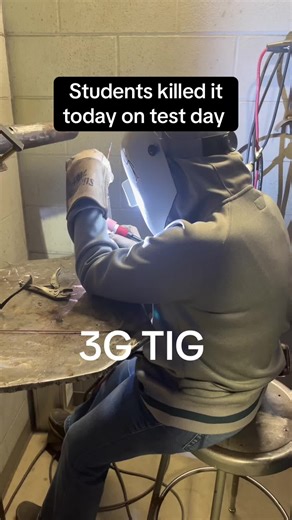 Successful Test Day for TIG Welding Students