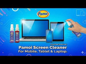Pamoi Screen Cleaner for Mobile, Tablet & Laptop ✨ Best Screen Cleaning Spray | Anti-Dust & Smudge