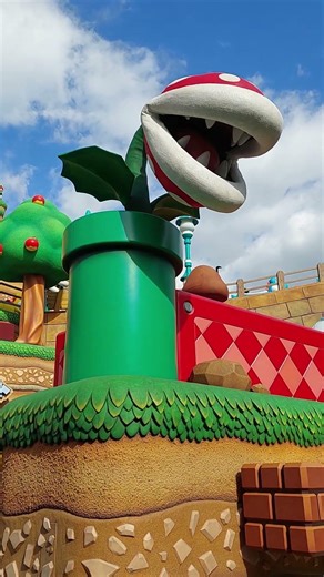 Super Mario game di Universal Studio Osaka, Jepun #shorts #osaka #super #mario #theme #park