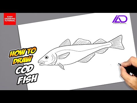 How to draw Cod Fish