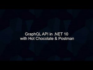 How To Use GraphQL in .NET 10 with HotChocolate & Postman