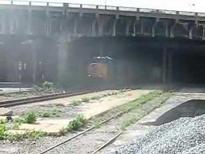 CSX Coal train in downtown Atlanta,GA