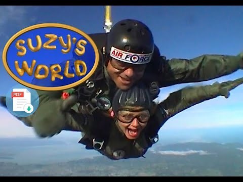 How does a parachute work? - Suzy's World | Science made fun for Kids | Friction | Sky Dive