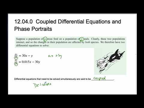 IB MAI HL - 12.04.0 Coupled Differential Equations - Introduction