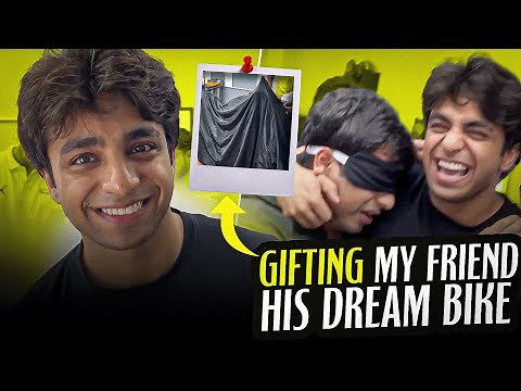 Gifting my friend his Dream Bike ❤️