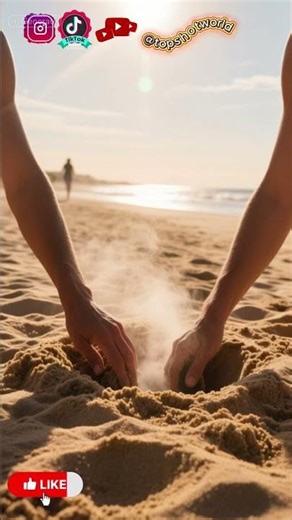 Top 10 Strangest Beaches in the World 🌊😳👇 #top10 #facts #travel