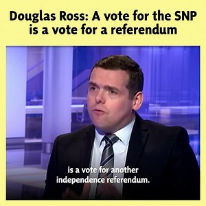 49K views · 2.9K reactions | ️ Douglas Ross: “People have to be really clear that a vote for the SNP is a vote for another independence referendum”  Scotland: *votes SNP in record numbers, with the most votes any party has ever received in a Scottish election* | Scottish National Party (SNP) | Facebook