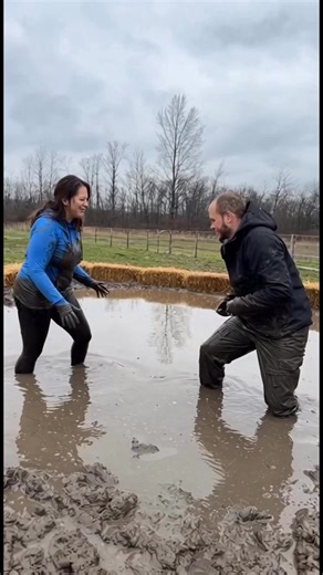 It’s Tragic on Instagram: "I didn’t know she could mud wrestle.😭🤣 #wrestling #mud #funnyvideos #love #Amazing"