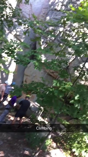 Rock climbing
