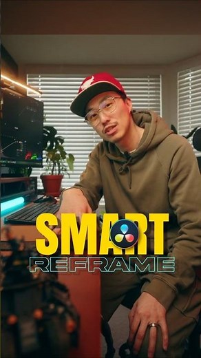 One Click to Center Your Subject: Smart Reframe in DaVinci Resolve