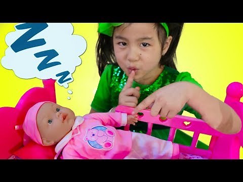 Jannie Pretend Play Babysit Cute Cry Baby Doll Kids Toys for Girls