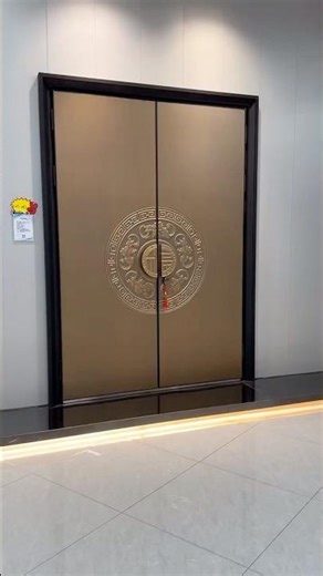 Distinctive disc handle with password lock inside #metaldoor #windows #factory
