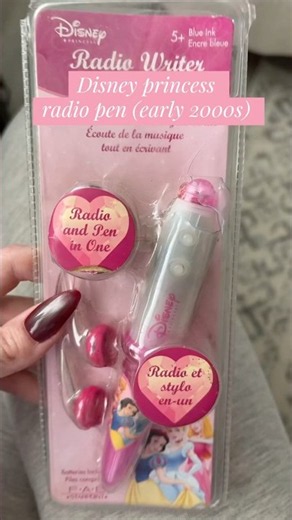Disney princess radio pen (early 2000s)#disney #y2k #2000snostalgia #disneyprincess #disneynostalgia