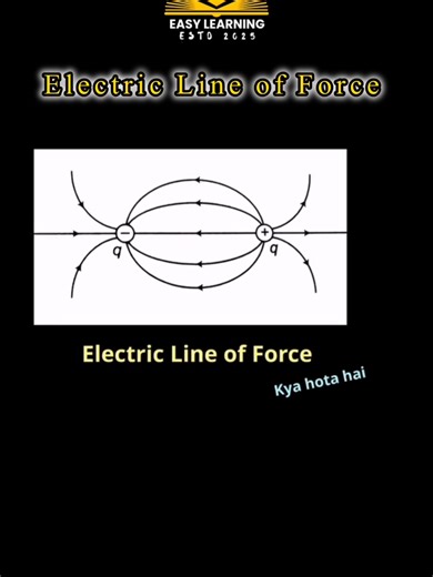 Electric Line of Force #physics #science #knowledge #nasa #education