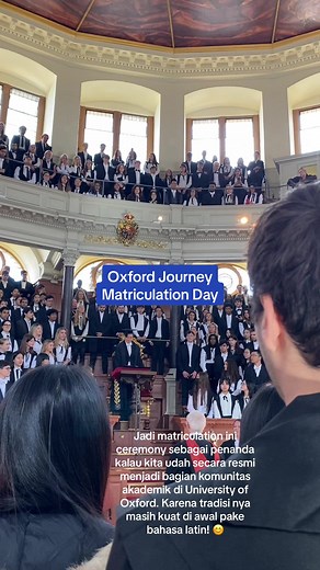 Oxford Matriculation Day Ceremony