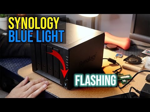 SYNOLOGY BLUE LIGHT FLASHING | Synology ds 918+ | Tutorial 🔥