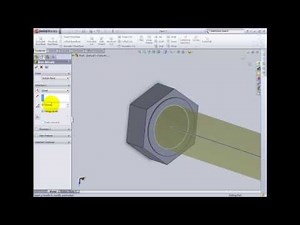 Cum sa faci un surub in Solid Works [Andries Alexandru Stefan]
