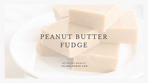 15K views · 82 reactions | This Peanut Butter Fudge recipe is so easy, creamy and ridiculously good. Peanut Butter Fudge is perfect for indulging and gifting! It's made with just 6 staple ingredients and 10 minutes hands on time! GET THE PRINTABLE RECIPE HERE : https://julieblanner.com/peanut-butter-fudge-recipe/ | Easy Recipes with Julie Blanner | Facebook