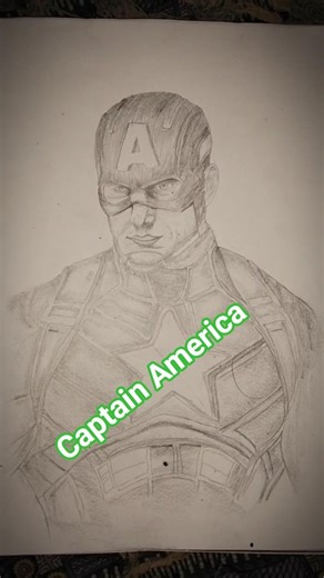captain America drawing