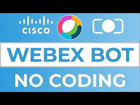 Build a Webex bot - NO PROGRAMMING!