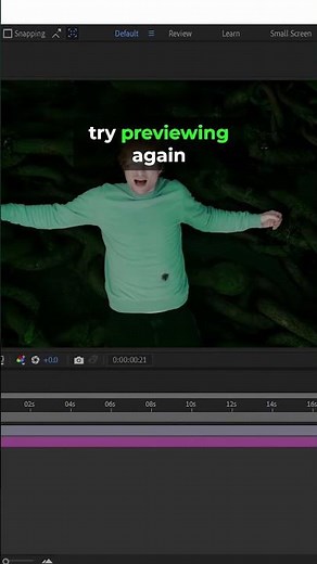 Fix 'Cached Preview Needs 2+ Frames' Error in 30 Sec! ⚡ After Effects