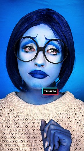 Tristeza: Maquillaje Inspirado en Intensamente 2