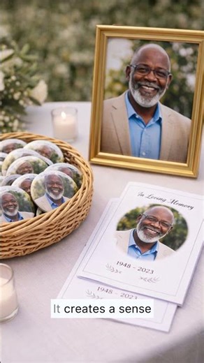 Why People Wear Memorial Buttons at Funerals
