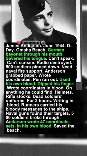 1 Tongueless Radioman Screamed Coordinates Using His Blood as Ink