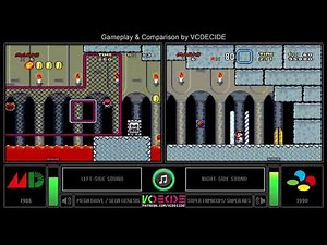 Super Mario World (Sega Genesis vs SNES) Side by Side Comparison (Bootleg vs Original) | VCDECIDE