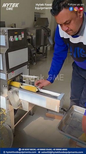 Whole Cut Corn Seed Remover I Commercial Sweet Corn Shelling Machine I High-Speed Sweet Corn Peeler