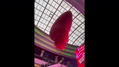 Russia’s biggest Valentine’s Day balloon drop