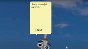 Transform your desktop into Windows 98 and fight monsters in Desktop Survivors 98