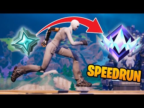 Platinum to Unreal SPEEDRUN Solos ONLY! (Fortnite Ranked)
