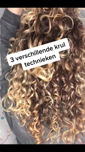 Verschillende krullen en technieken #voorjou #fy #foryou #foryoupage #cg #cgmethode #curlygirl #krullen #curls #haarroutine #haartutorial