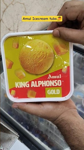 Must try Amul icecream Tubs #amul #icecream #alphonsomango #mango #summer
